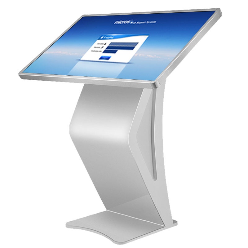 Horizontal all-in-one interactive touch query display